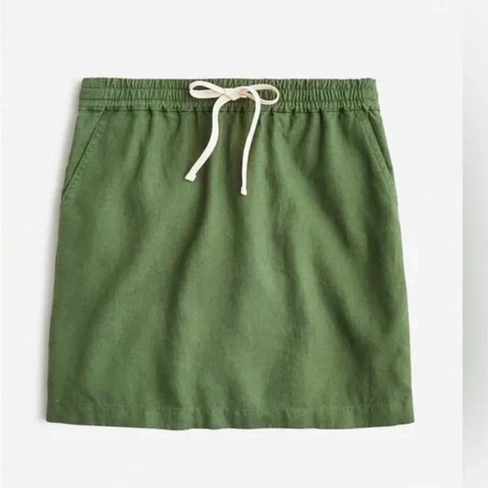 J. Crew Seaside Skirt, Olive Green, EUC, Size Small